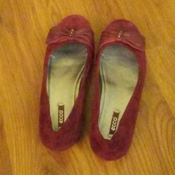 ecco ballerina flats